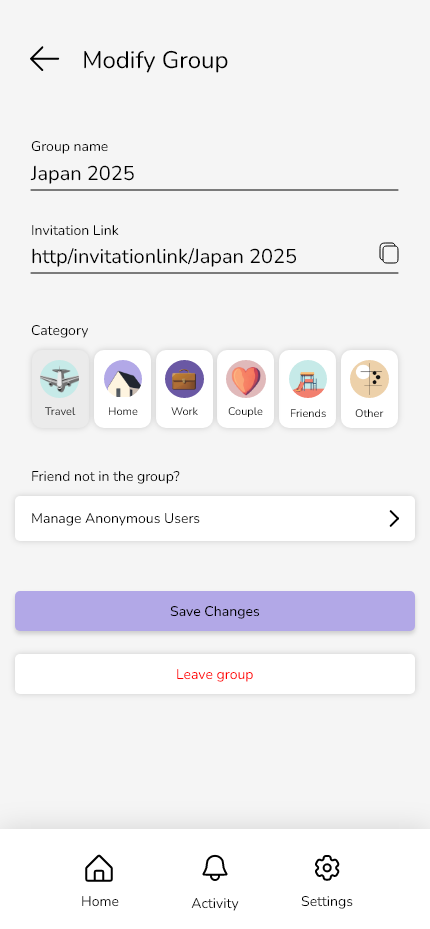 Anonymous user step 1