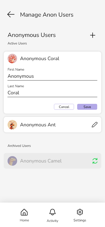 Anonymous user step 2